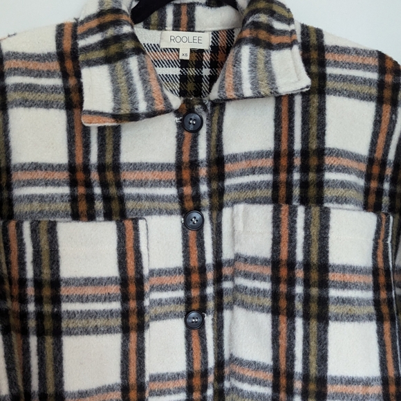 Roolee Plaid Jacket Size XS - Picture 2 of 5